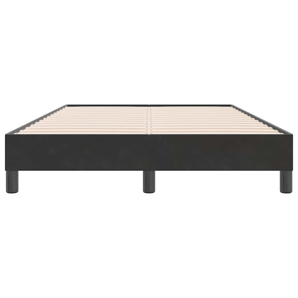 vidaXL Πλαίσιο κρεβατιού χωρίς στρώμα Μαύρο 120x220 cm Βελούδινο