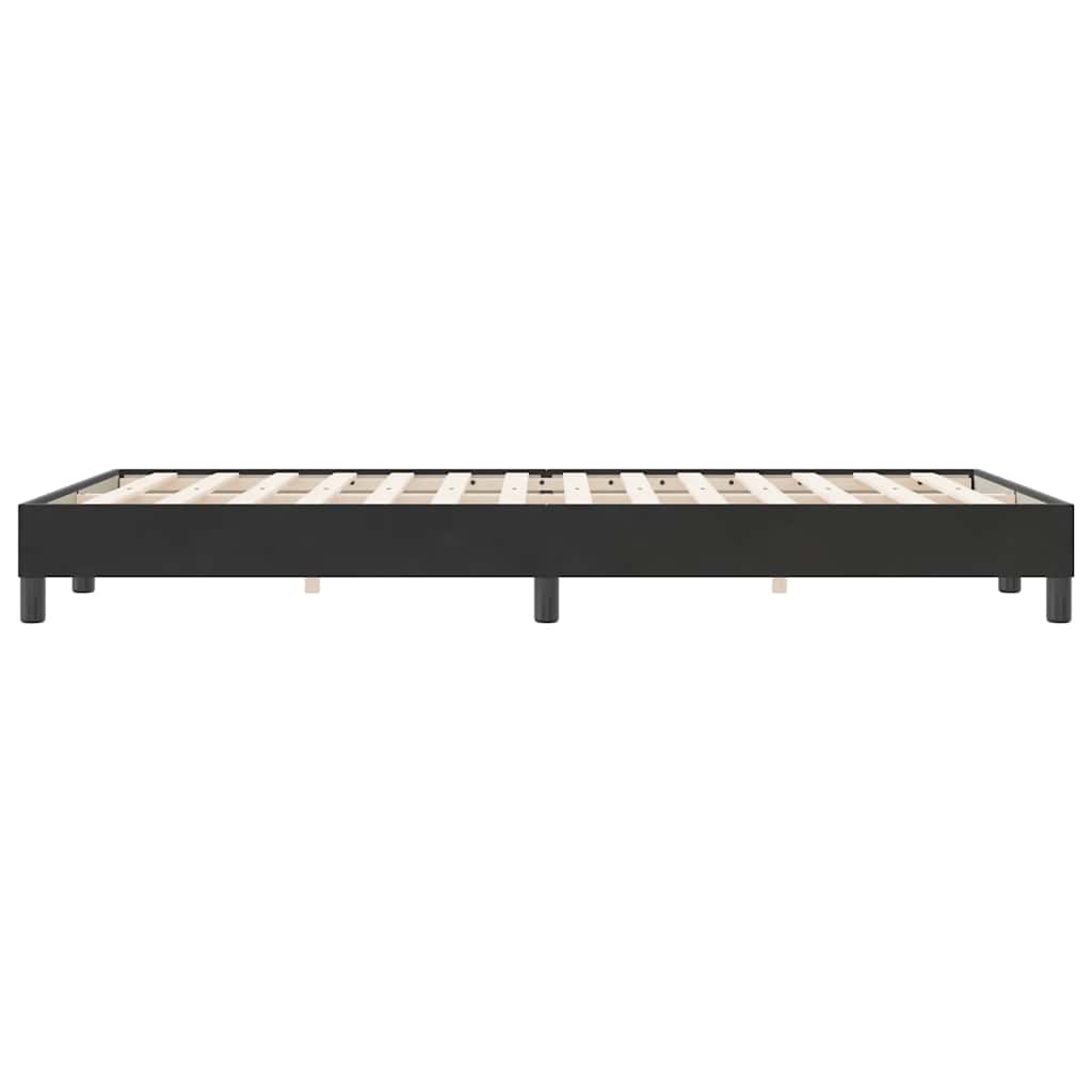 vidaXL Πλαίσιο κρεβατιού χωρίς στρώμα Μαύρο 120x220 cm Βελούδινο