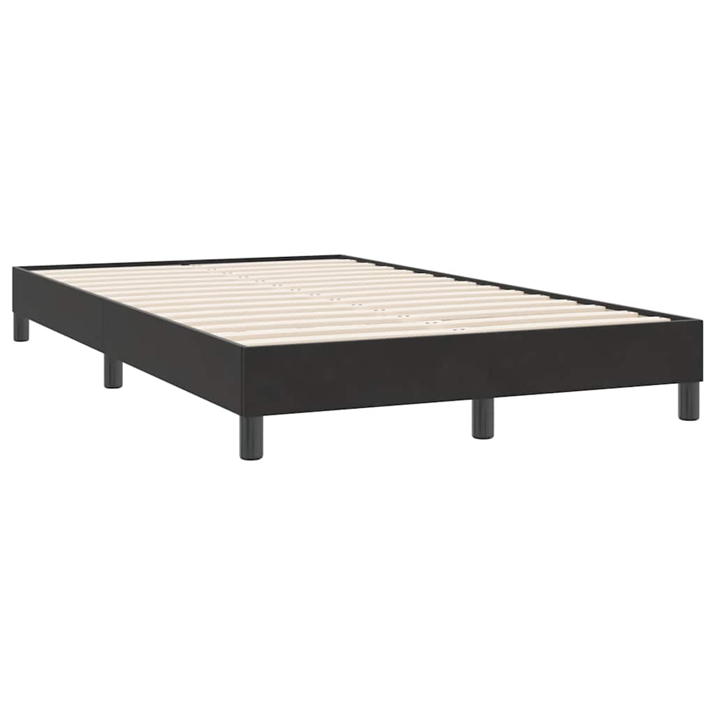 vidaXL Πλαίσιο κρεβατιού χωρίς στρώμα Μαύρο 120x220 cm Βελούδινο
