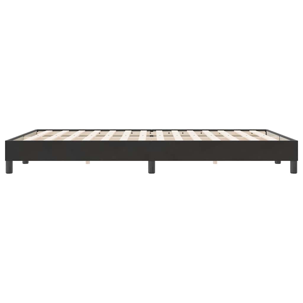 vidaXL Πλαίσιο κρεβατιού χωρίς στρώμα Μαύρο 140x220 cm Βελούδινο