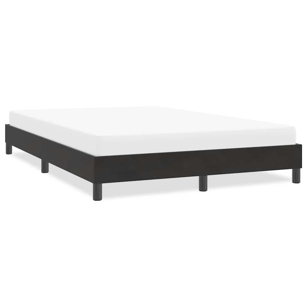 vidaXL Πλαίσιο κρεβατιού χωρίς στρώμα Μαύρο 140x220 cm Βελούδινο
