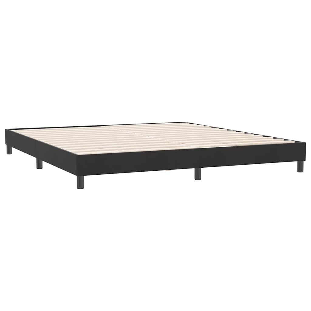 vidaXL Πλαίσιο κρεβατιού χωρίς στρώμα Μαύρο 180x220 cm Βελούδινο