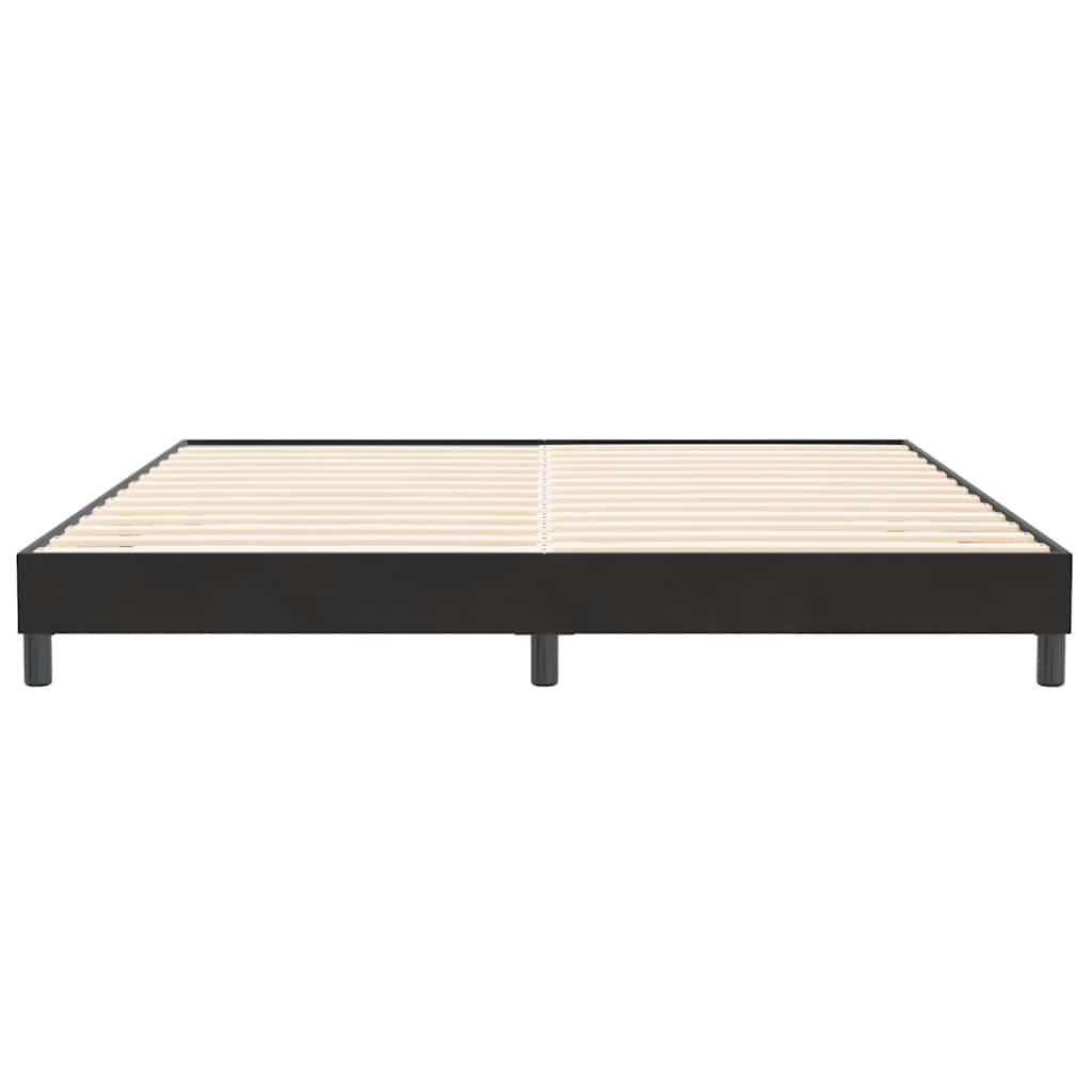 vidaXL Πλαίσιο κρεβατιού χωρίς στρώμα Μαύρο 200x220 cm Βελούδινο