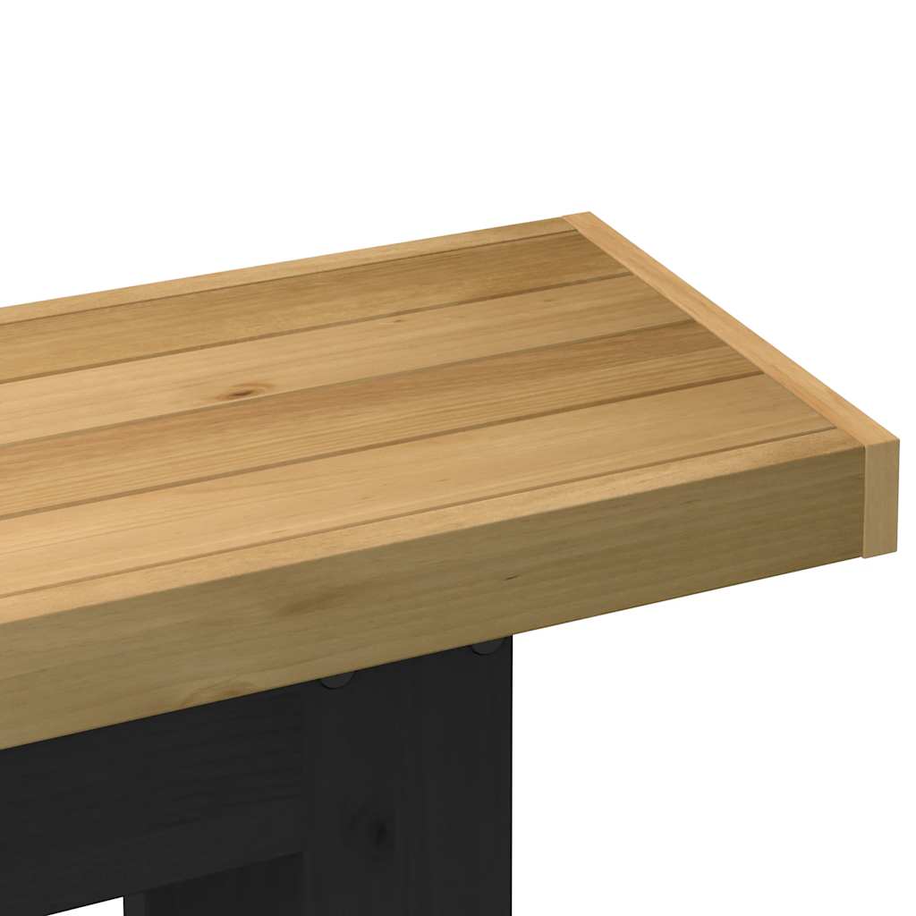 vidaXL Τραπέζι κονσόλας NOAIN με πόδια σχήματος U 120x30x75 cm