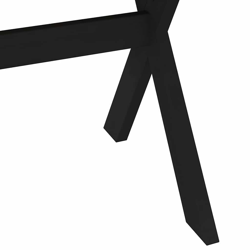 vidaXL Τραπεζαρία NOAIN με πόδια σχήματος X 160x90x75 cm