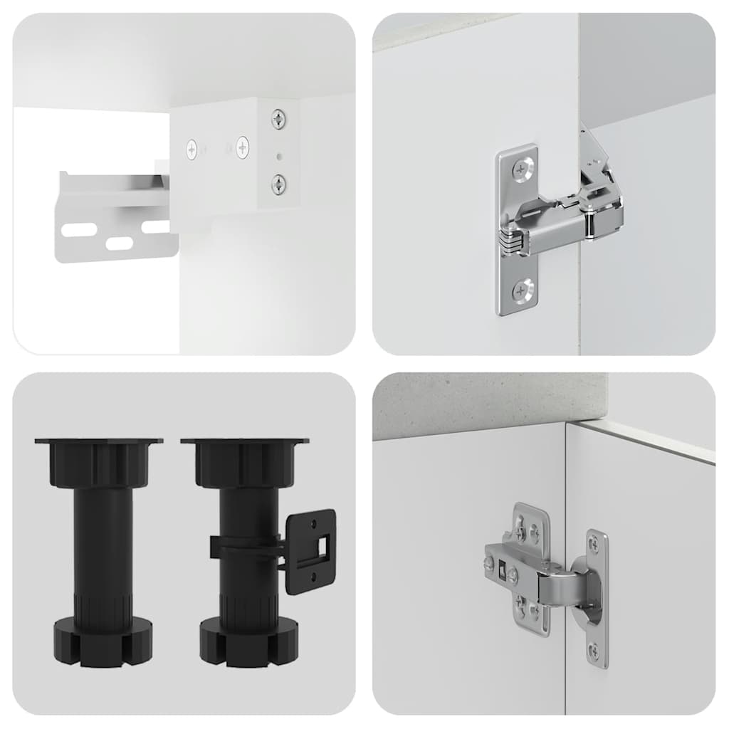 vidaXL Σετ Ντουλάπια Κουζίνας 8 Τεμαχίων Kalmar Επεξεργασμένο Ξύλο