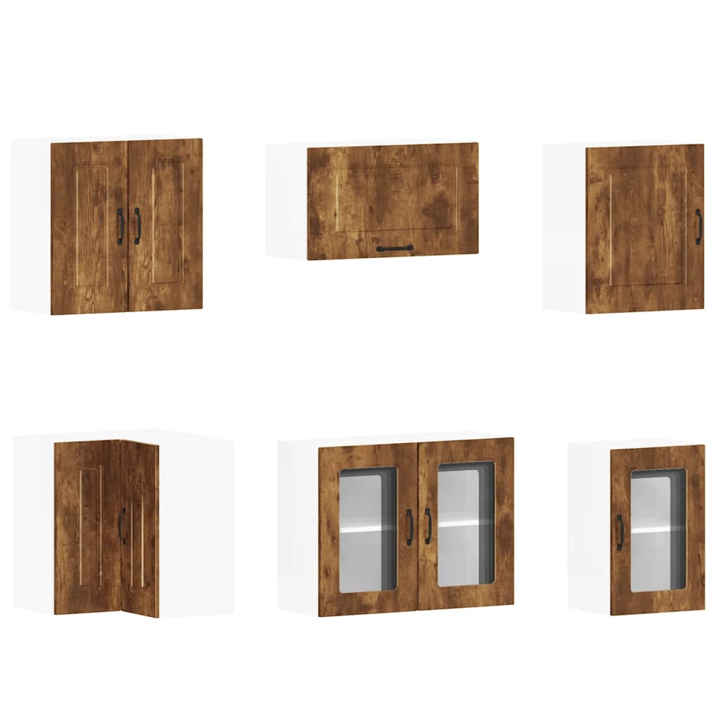 vidaXL Σετ Ντουλάπια Κουζίνας 11 Τεμαχίων Kalmar Επεξεργασμένο Ξύλο