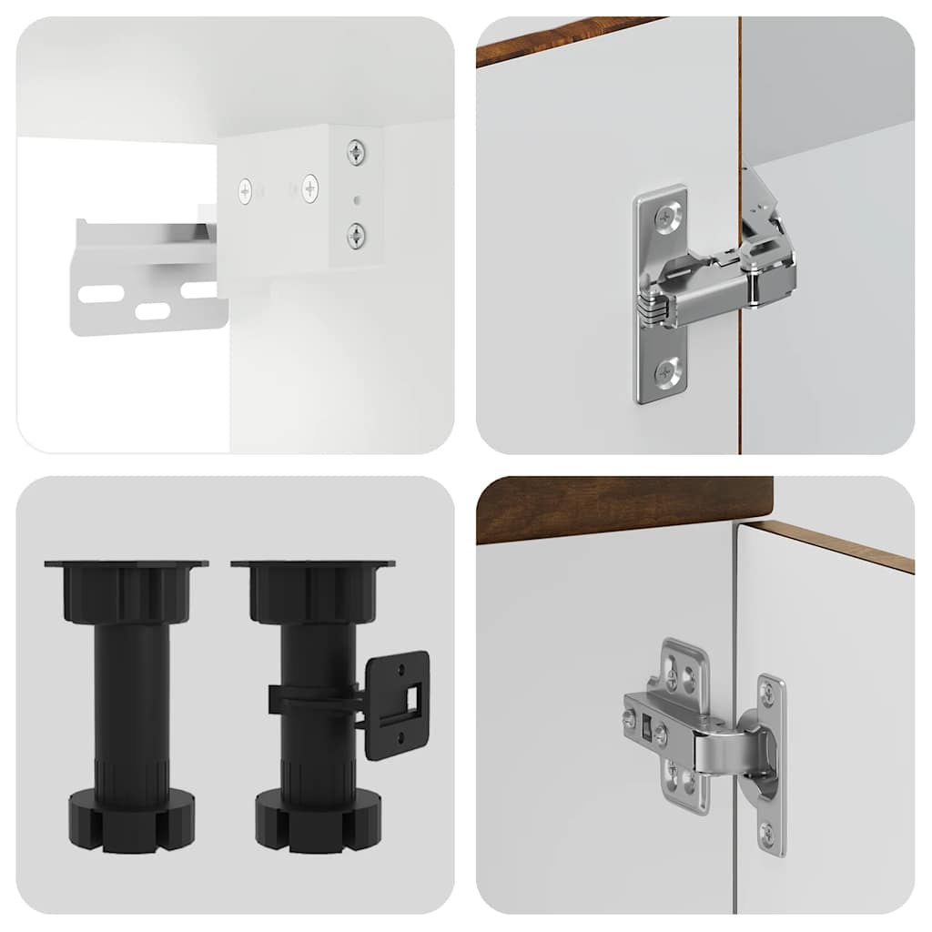 vidaXL Σετ Ντουλάπια Κουζίνας 11 Τεμαχίων Kalmar Επεξεργασμένο Ξύλο