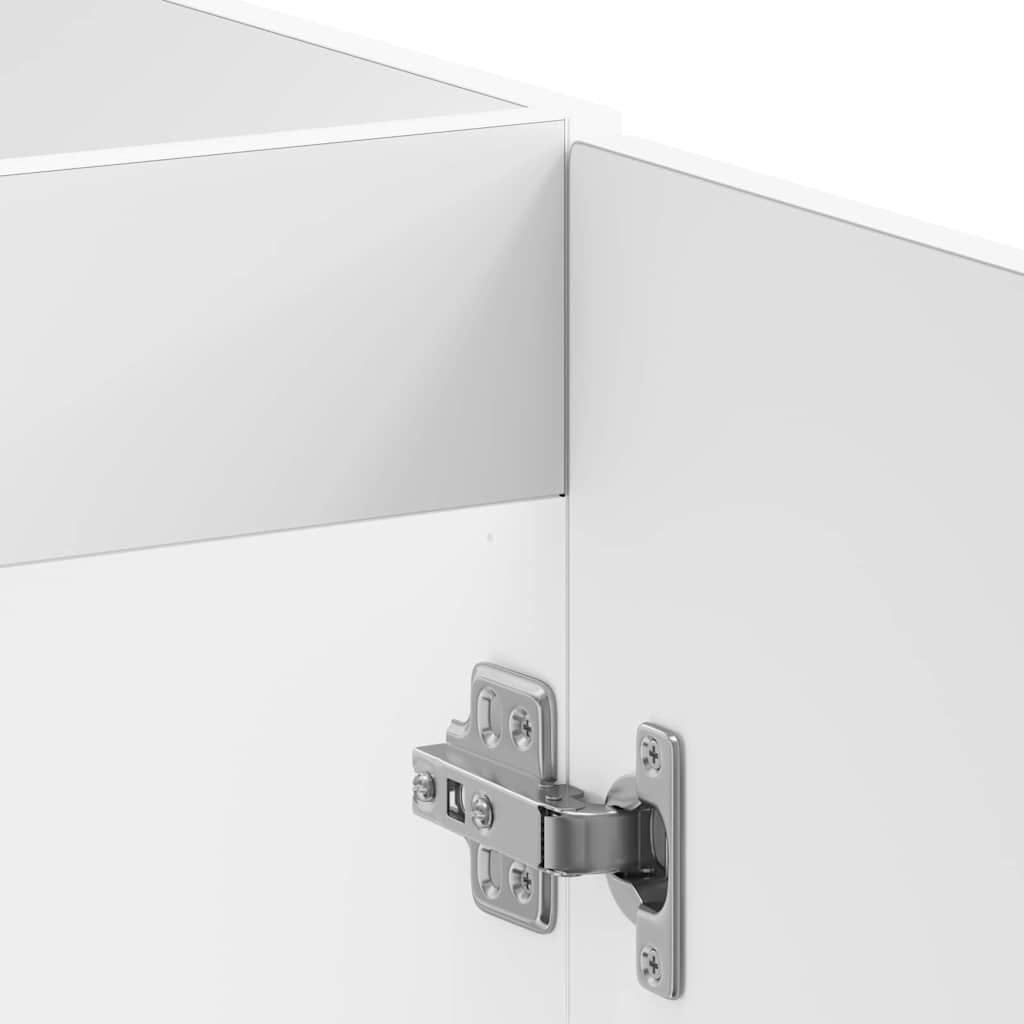 vidaXL Ντουλάπα Κουζίνας Kalmar Γυαλιστερό Λευκό 80 x 46 x 81,5 εκ