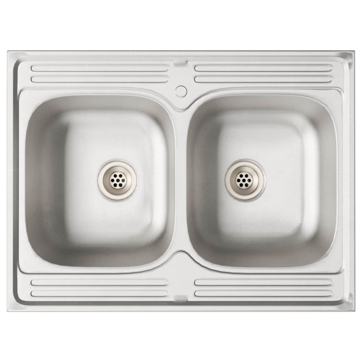 vidaXL Βάση νιπτήρα Porto 2 τεμ. Καφέ 80 x 46 x 81,5 εκ