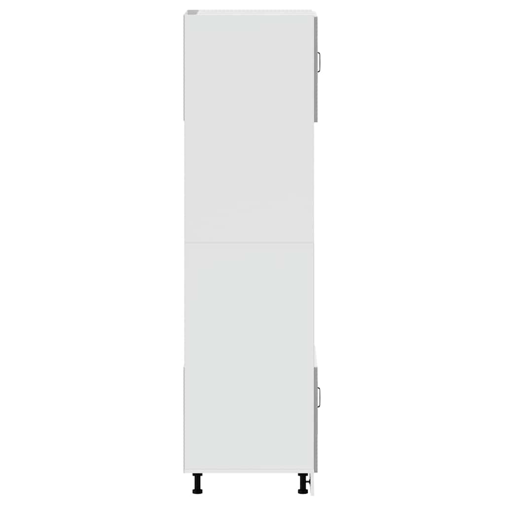 vidaXL Ντουλάπια Φούρνου 2 τεμ. "Kalmar" Γκρι από Σκυρόδεμα από Μηχανικό Ξύλο