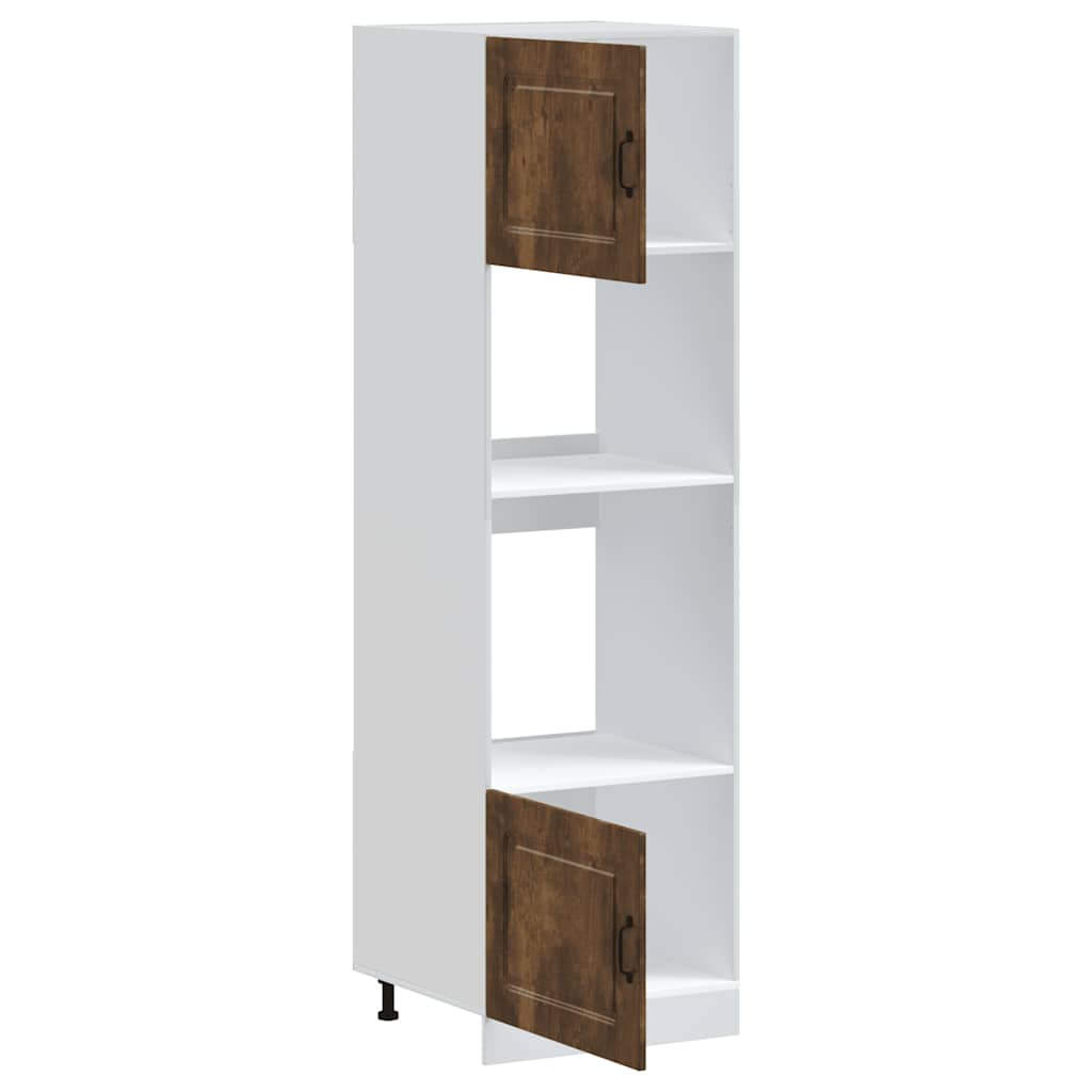 vidaXL Ντουλάπια Φούρνου 2 τεμ. "Kalmar" από Καπνιστή Δρυ με Τεχνητή Δρύ