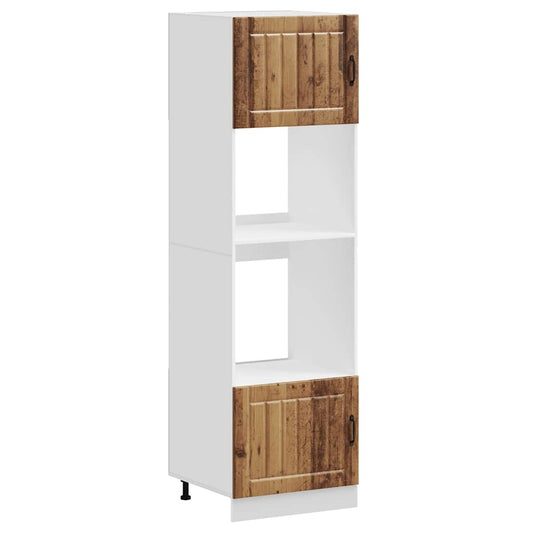 vidaXL Ντουλάπια φούρνου 2 τεμ. Kalmar από Επεξεργασμένο Ξύλο