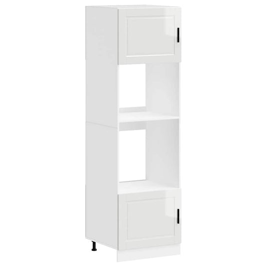 vidaXL Ντουλάπια φούρνου 2 τεμ. Porto Λευκά από Επεξεργασμένο Ξύλο