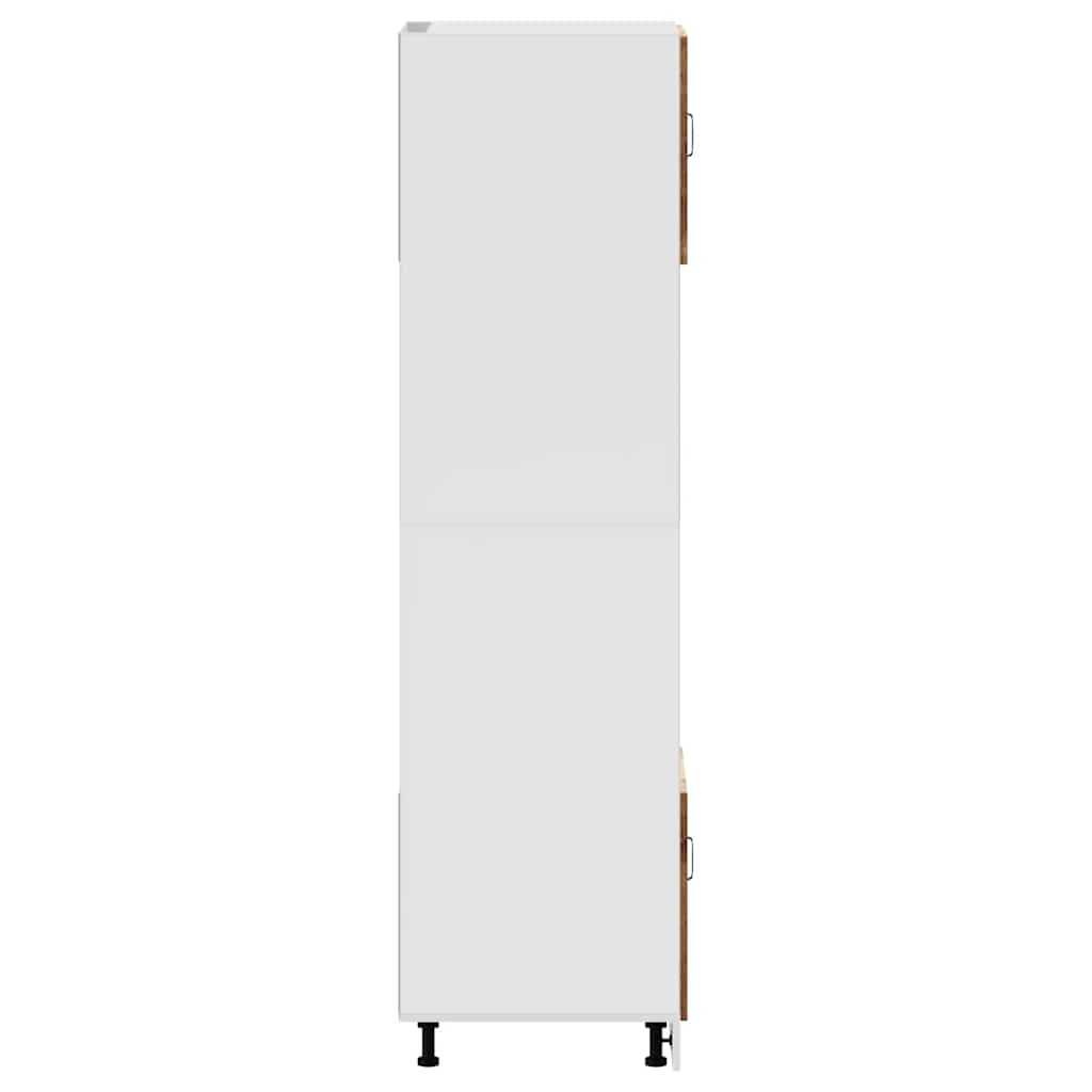 vidaXL Ντουλάπια φούρνου 2 τεμ. Porto Όψη Παλαιού Ξύλου από Επεξ. Ξύλο