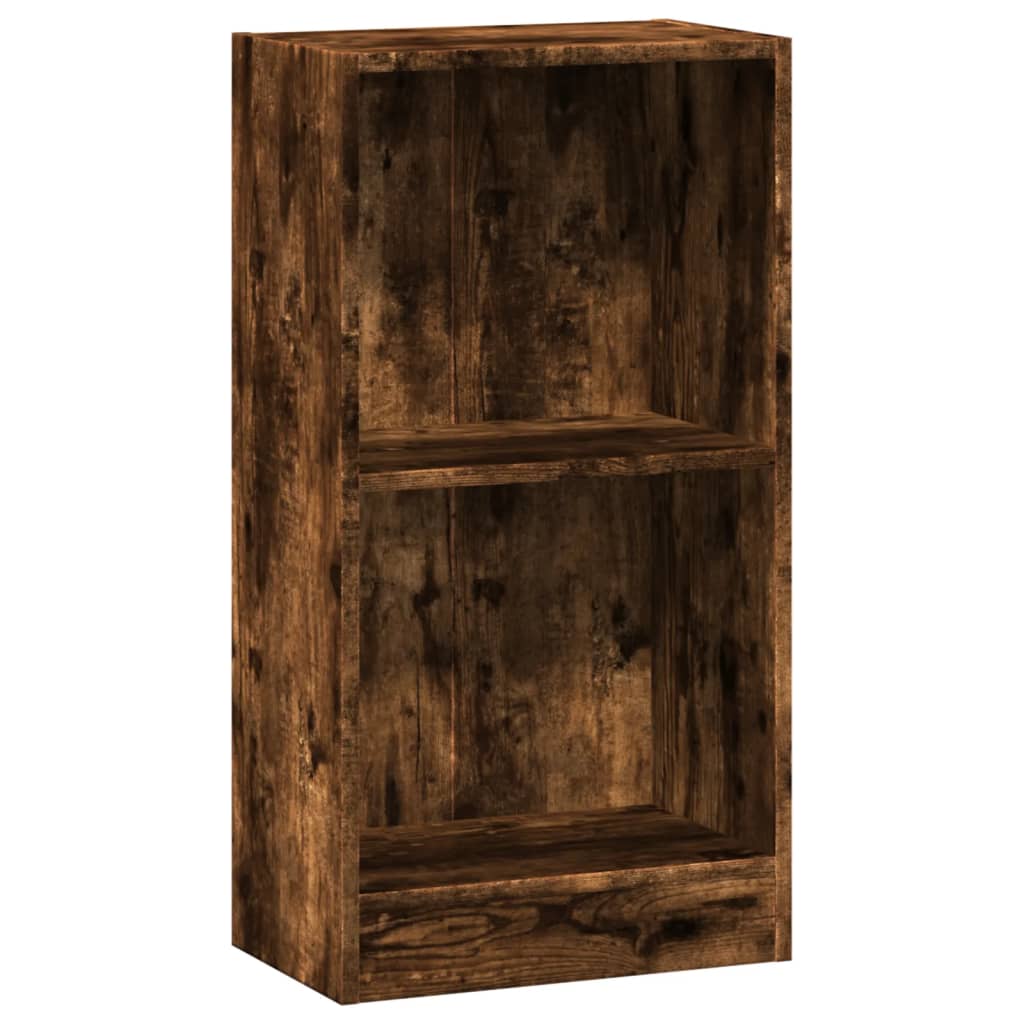 vidaXL Βιβλιοθήκη Καπνιστή Δρυς 40x24x76 εκ. από Επεξεργασμένο Ξύλο