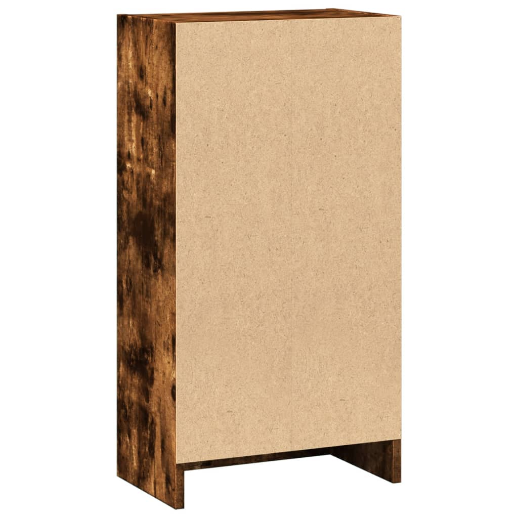 vidaXL Βιβλιοθήκη Καπνιστή Δρυς 40x24x76 εκ. από Επεξεργασμένο Ξύλο