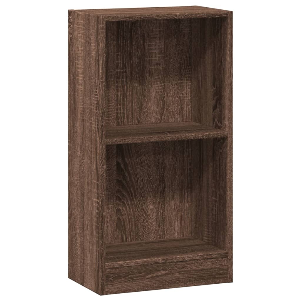 vidaXL Βιβλιοθήκη Καφέ Δρυς 40x24x76 εκ. από Επεξεργασμένο Ξύλο