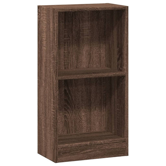 vidaXL Βιβλιοθήκη Καφέ Δρυς 40x24x76 εκ. από Επεξεργασμένο Ξύλο