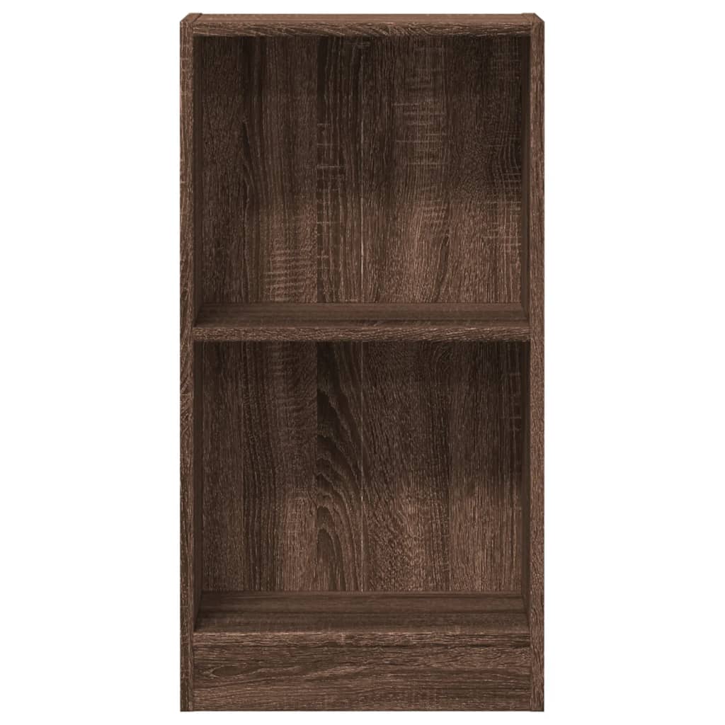 vidaXL Βιβλιοθήκη Καφέ Δρυς 40x24x76 εκ. από Επεξεργασμένο Ξύλο