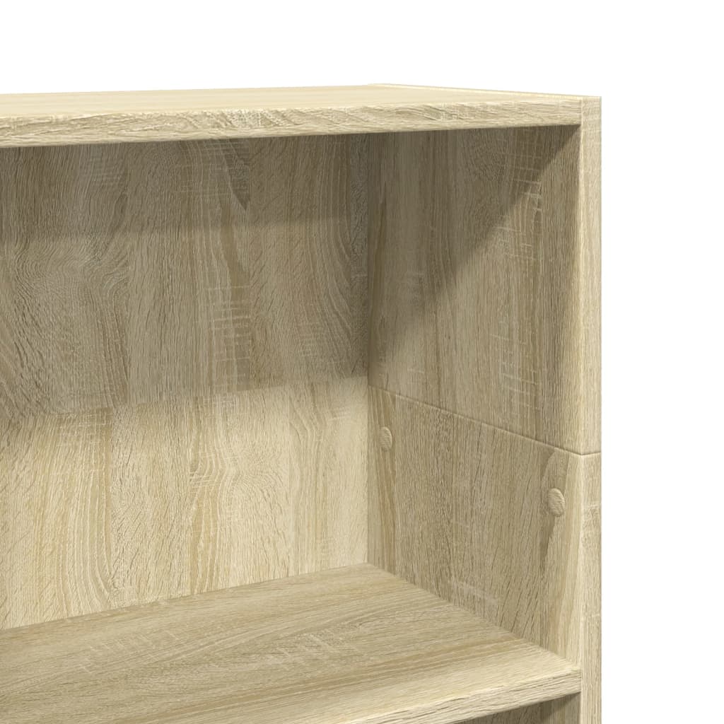vidaXL Βιβλιοθήκη Sonoma Δρυς 40x24x109 εκ. από Επεξεργασμένο Ξύλο