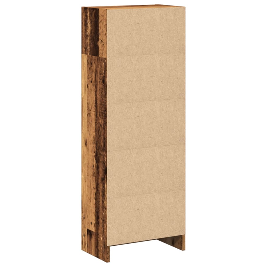 vidaXL Βιβλιοθήκη Όψη Παλαιού Ξύλου 40x24x109 εκ. Επεξεργασμένο Ξύλο