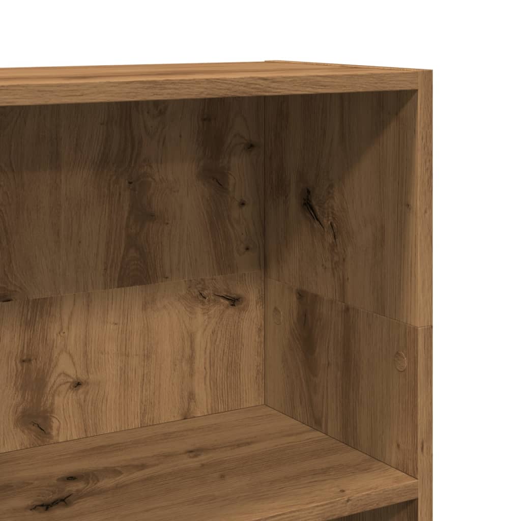 vidaXL Βιβλιοθήκη Αρτισιανή Δρυς 40x24x109 εκ. από Επεξεργασμένο Ξύλο