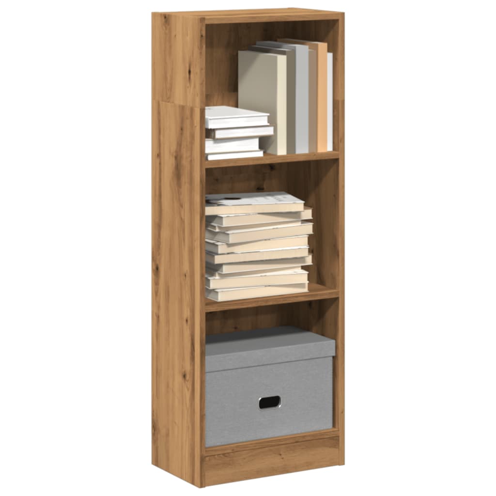 vidaXL Βιβλιοθήκη Αρτισιανή Δρυς 40x24x109 εκ. από Επεξεργασμένο Ξύλο