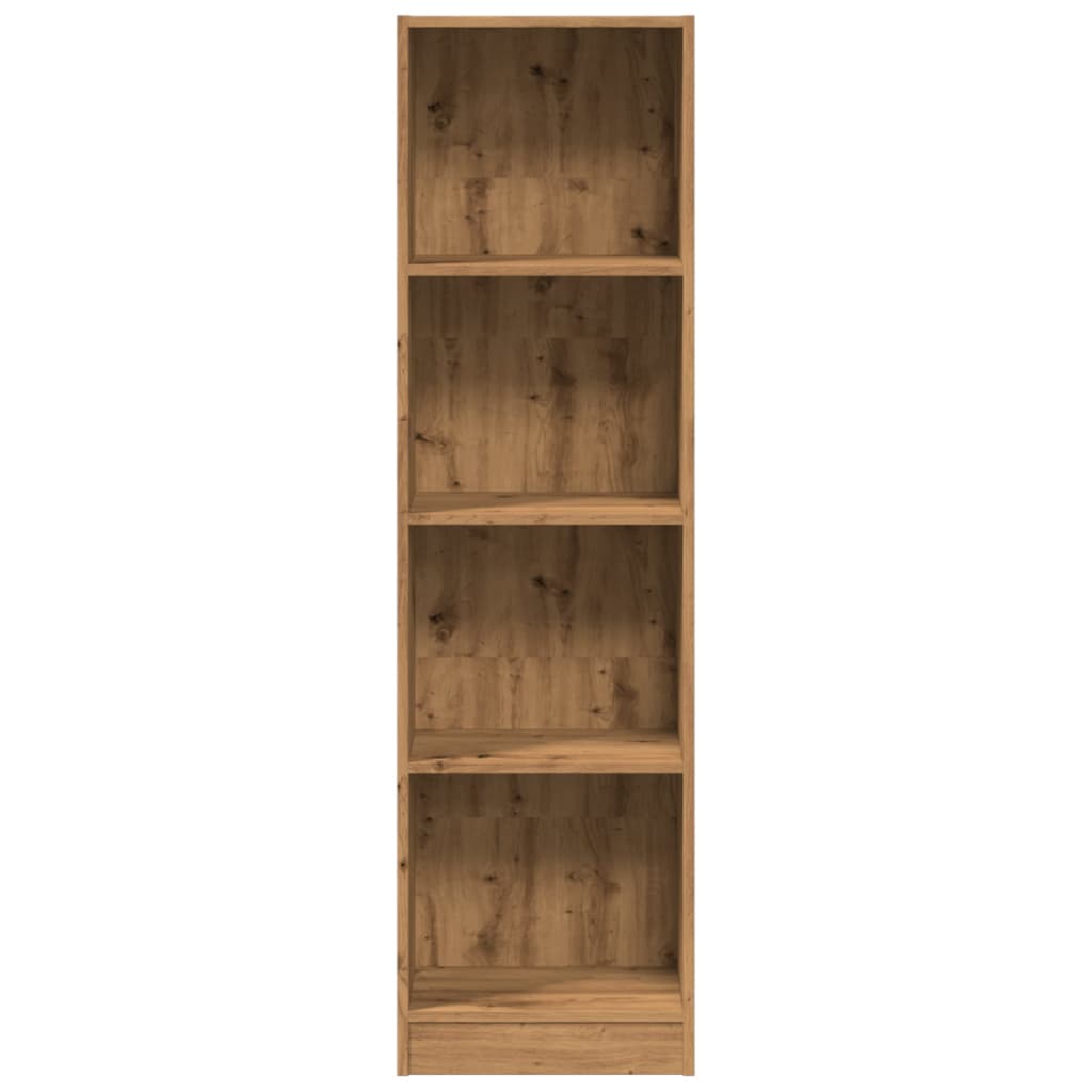 vidaXL Βιβλιοθήκη Αρτισιανή Δρυς 40x24x143 εκ. από Επεξεργασμένο Ξύλο