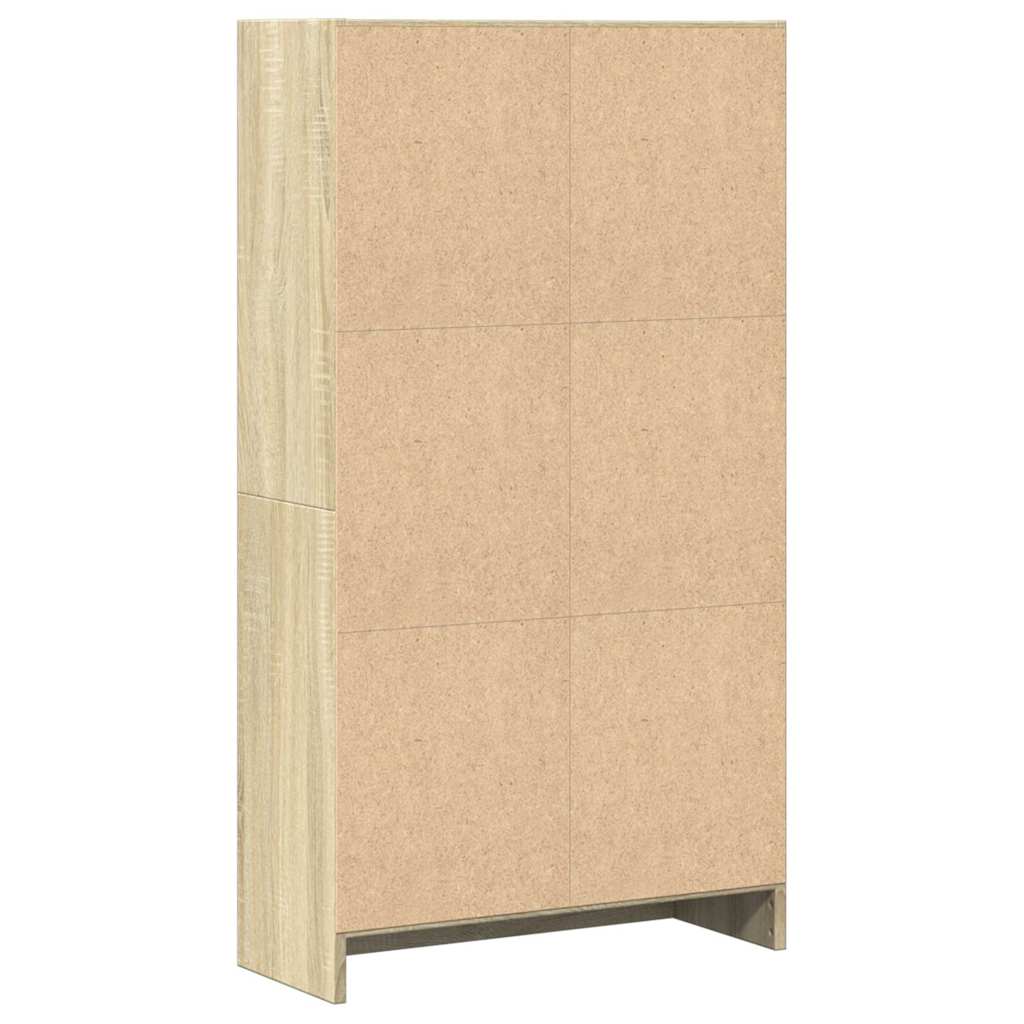 vidaXL Βιβλιοθήκη Sonoma Δρυς 60x24x109 εκ. από Επεξεργασμένο Ξύλο