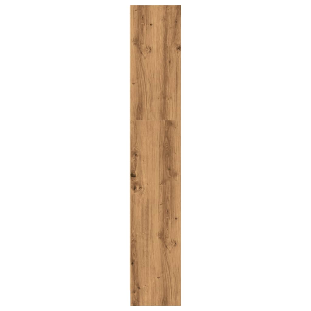 vidaXL Βιβλιοθήκη Αρτισιανή Δρυς 80x24x143 εκ. από Επεξεργασμένο Ξύλο