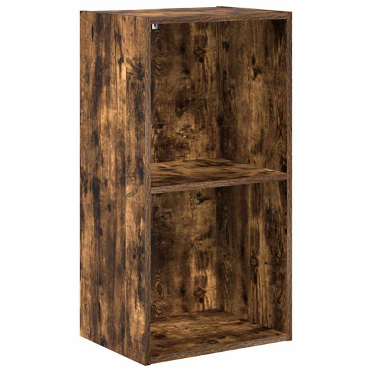 vidaXL Βιβλιοθήκη Καπνιστή Δρυς 40x30x77 εκ. από Επεξεργασμένο Ξύλο
