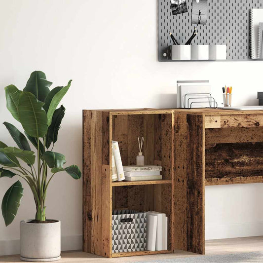 vidaXL Βιβλιοθήκη Όψη Παλαιού Ξύλου 40x30x77 εκ. Επεξεργασμένο Ξύλο