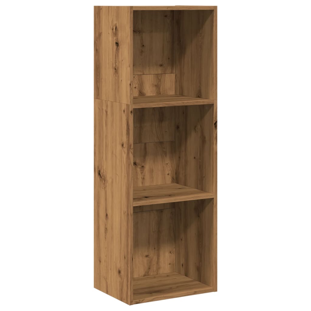 vidaXL Βιβλιοθήκη Αρτισιανή Δρυς 40x30x114 εκ. από Επεξεργασμένο Ξύλο