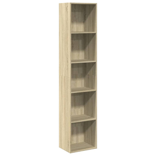 vidaXL Βιβλιοθήκη Sonoma Δρυς 40x30x189 εκ. από Επεξεργασμένο Ξύλο