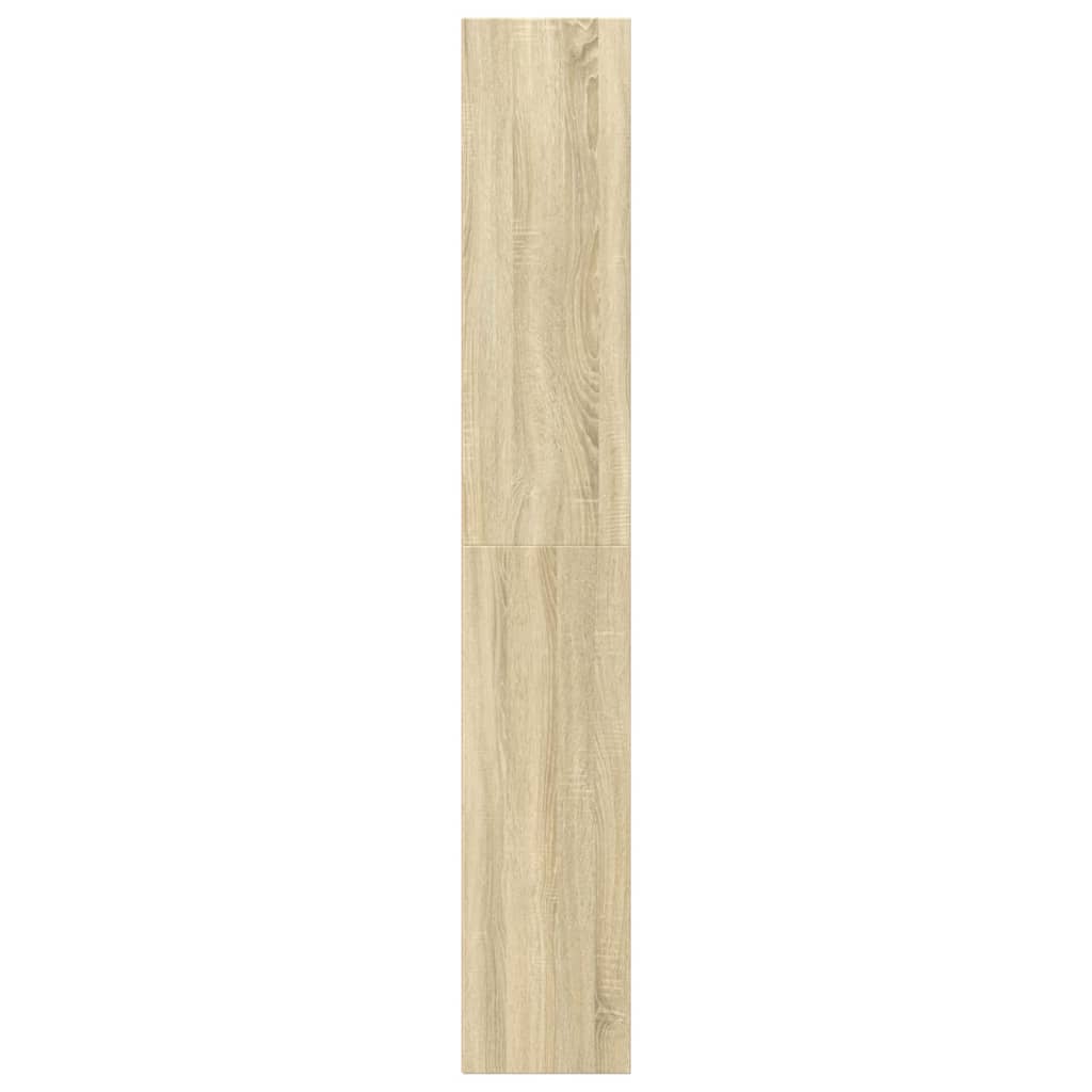 vidaXL Βιβλιοθήκη Sonoma Δρυς 40x30x189 εκ. από Επεξεργασμένο Ξύλο