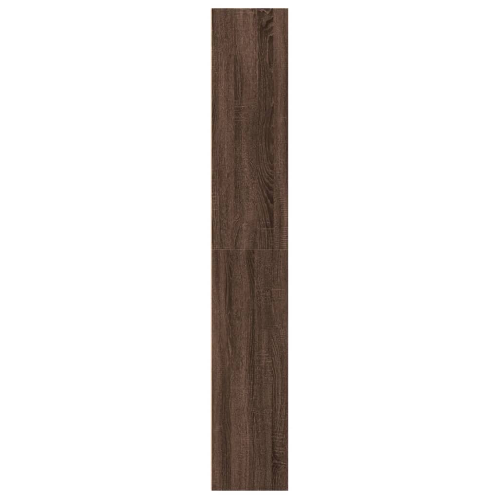 vidaXL Βιβλιοθήκη Καφέ Δρυς 40x30x189 εκ. από Επεξεργασμένο Ξύλο