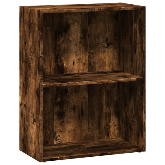 vidaXL Βιβλιοθήκη Καπνιστή Δρυς 60x30x77 εκ. από Επεξεργασμένο Ξύλο
