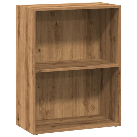 vidaXL Βιβλιοθήκη Αρτισιανή Δρυς 60x30x77 εκ. από Επεξεργασμένο Ξύλο