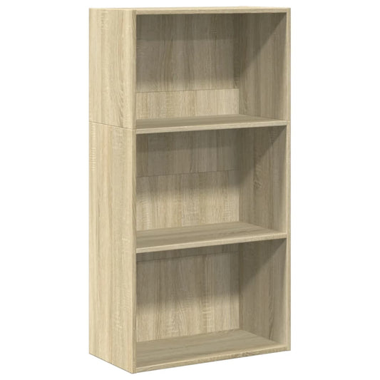vidaXL Βιβλιοθήκη Sonoma Δρυς 60x30x114 εκ. από Επεξεργασμένο Ξύλο