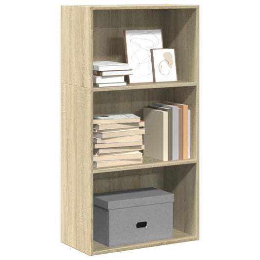vidaXL Βιβλιοθήκη Sonoma Δρυς 60x30x114 εκ. από Επεξεργασμένο Ξύλο