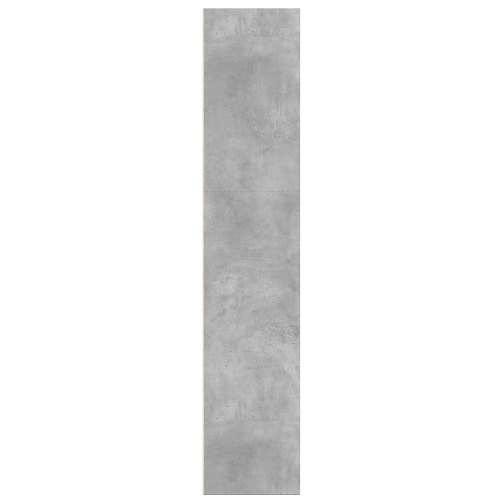 vidaXL Βιβλιοθήκη Γκρι Σκυροδέματος 60x30x152 εκ. Επεξεργ. Ξύλο