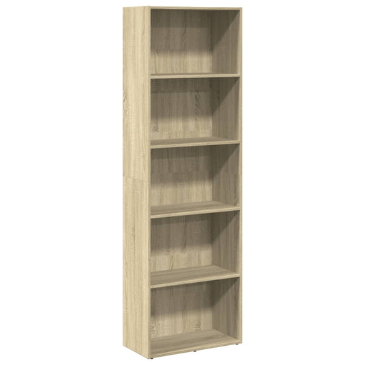 vidaXL Βιβλιοθήκη Sonoma Δρυς 60x30x189 εκ. από Επεξεργασμένο Ξύλο