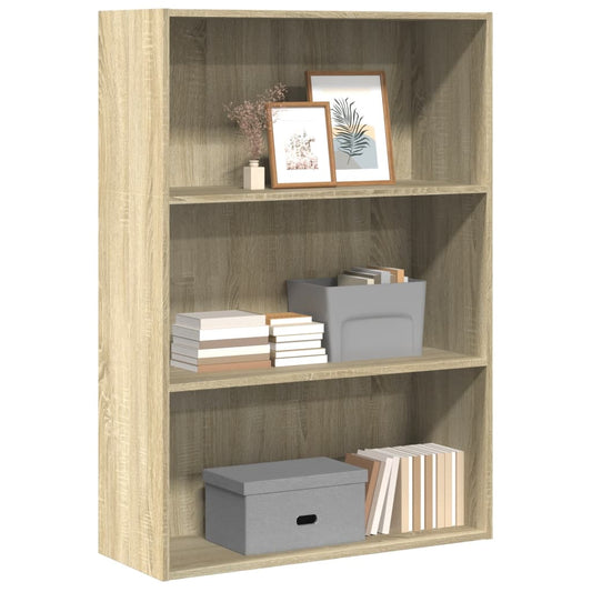 vidaXL Βιβλιοθήκη Sonoma Δρυς 80x30x114 εκ. από Επεξεργασμένο Ξύλο