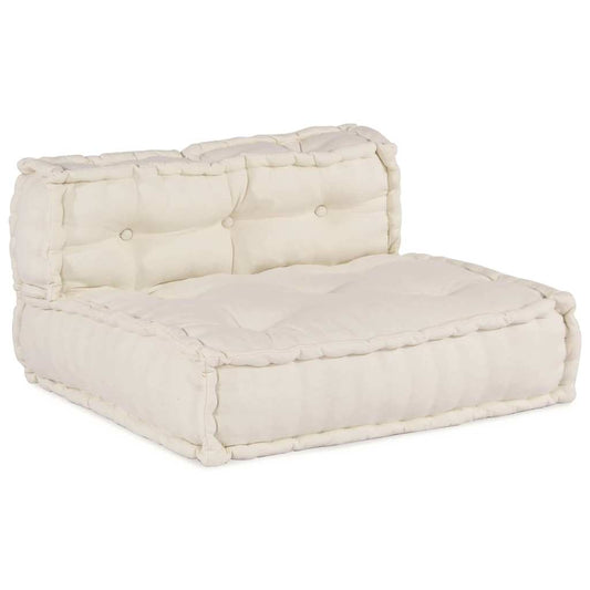 vidaXL Αρθρωτός Καναπές 4 pcs Κρεμ 70 x 70 x 56 εκ ύφασμα