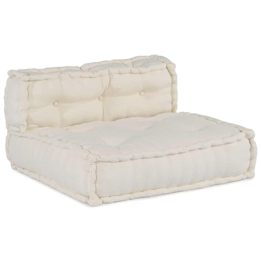 vidaXL Αρθρωτός Καναπές 4 pcs Κρεμ 70 x 70 x 56 εκ ύφασμα