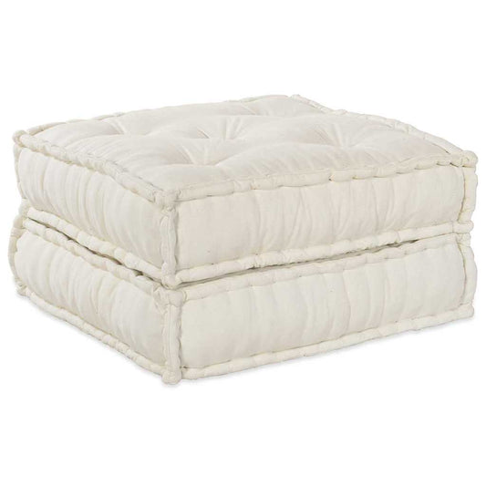 vidaXL Αρθρωτός Καναπές 2 pcs Κρεμ 70 x 70 x 36 εκ ύφασμα