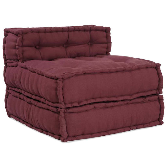 vidaXL Αρθρωτός Καναπές 4 pcs Καφετί 70 x 70 x 56 εκ ύφασμα