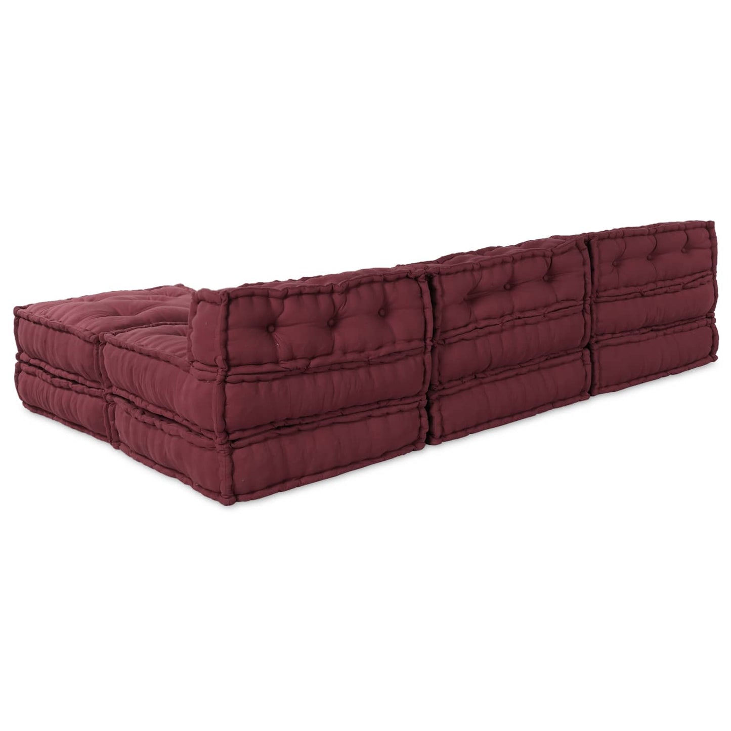 vidaXL Μονάδα Μοντέρνου Καναπέ Ύφασμα Καφετί 210 x 140 x 56 εκ.