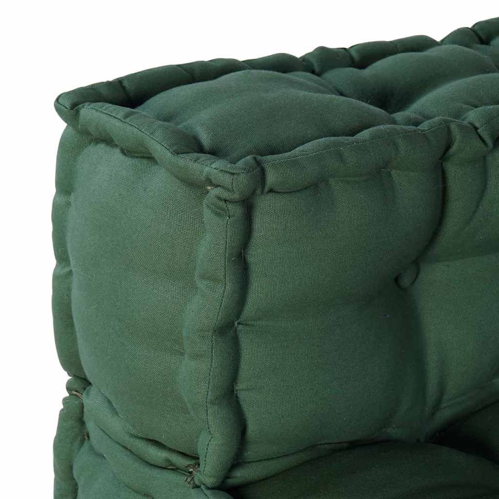 vidaXL Αρθρωτός Καναπές 4 pcs Πράσινο 70 x 70 x 56 εκ ύφασμα